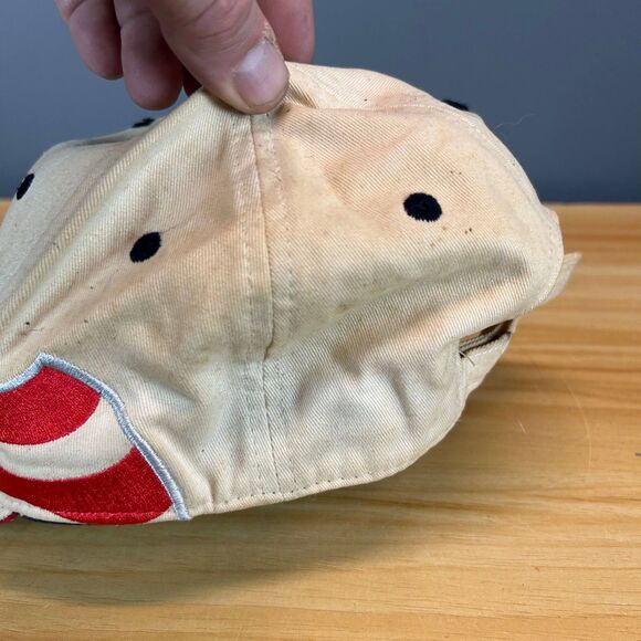 Vintage NASCAR Racing Hat American Flag USA Stars Stripes Adjustable Cap - Picture 3 of 8